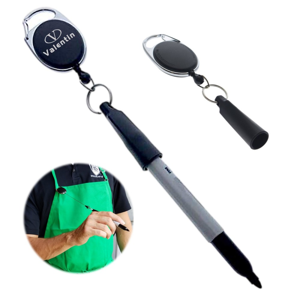 Retractable Pen Reel Marker Custom Printed