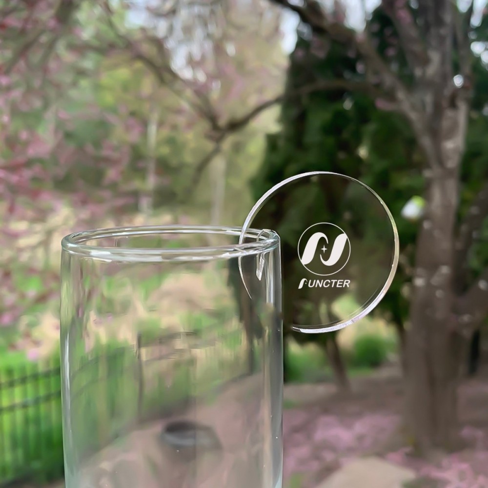Round Shape Acrylic Drink Marker Wine Glass Recognizer Custom Imprinted Round Shape Acrylic Drink Marker Wine Glass Recognizer Custom Imprinted