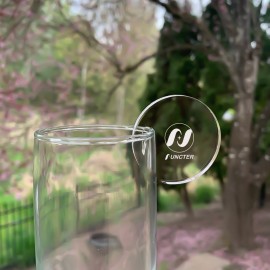 Round Shape Acrylic Drink Marker Wine Glass Recognizer Custom Imprinted