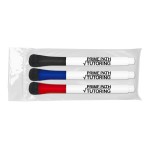 Logo Branded Dry Erase Marker w/Eraser Magnetic Cap 3 ct