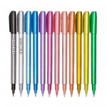 12-Color Permanent Marker Set Logo Branded