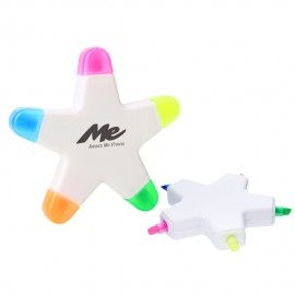 Star Shaped Highlighter with Logo