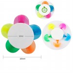 Logo Branded Colorful Petal Highlighter Marker