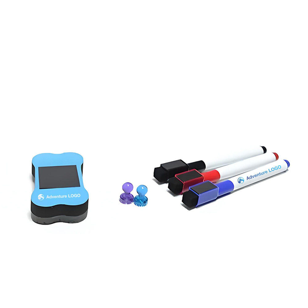 EVA Felt Eraser Marker Pin 3 Piece Logo Branded