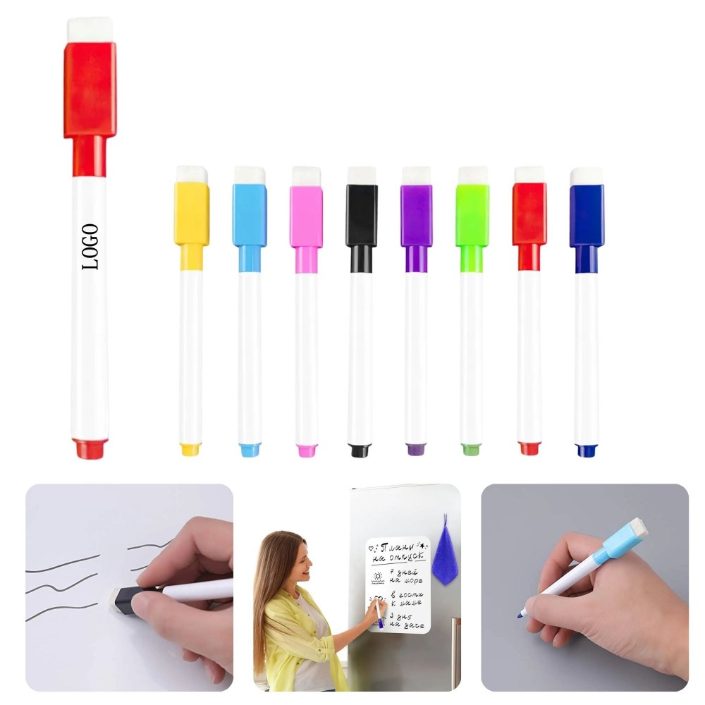 Custom Imprinted Whiteboard Marker Pen Eraser Tip