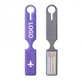 Customizable PVC Luggage Tag Logo Branded