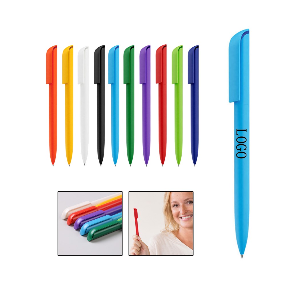 Tri Color Switching Ballpoint Pen Custom Imprinted