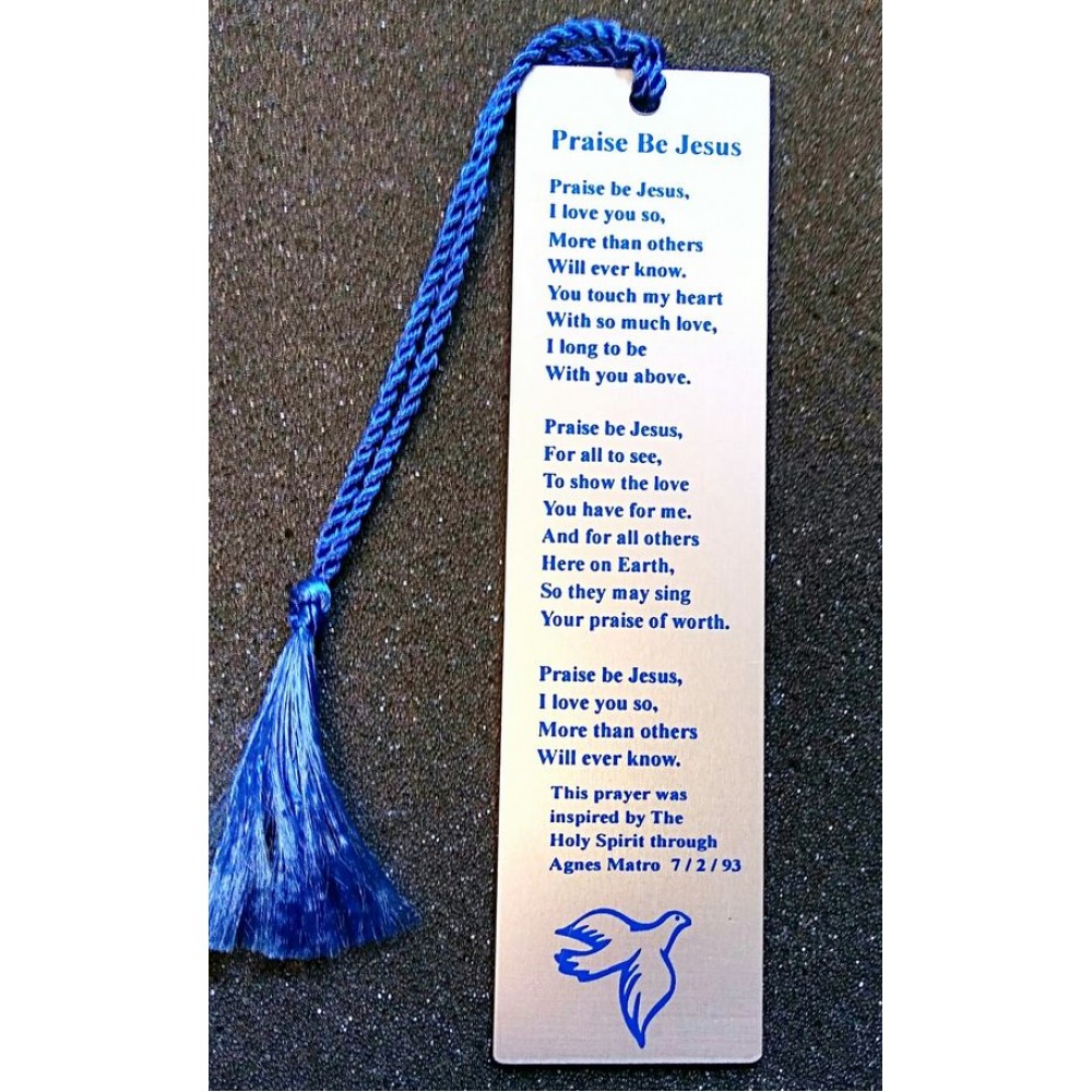 Custom Imprinted Silver Aluminum Bookmark with a Screen Printed and Assembled Tassel (1.25"x4 7/8") Custom Imprinted Silver Aluminum Bookmark with a Screen Printed and Assembled Tassel (1.25"x4 7/8")