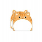 Custom 30 Sheets Adhesive Cut Cat Shaped Sticky Notes Logo Branded