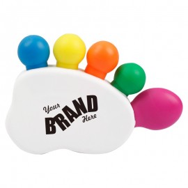 5-In-1 Shaped Multicolor Highlighter Logo Branded