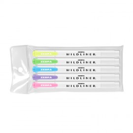Zebra Mildliner Double Ended Highlighter & Marker, 5 ct. Custom Printed