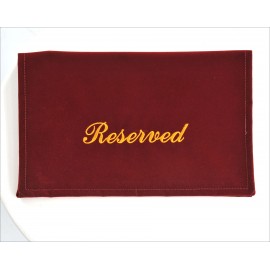 Logo Branded Reserved Seat Marker