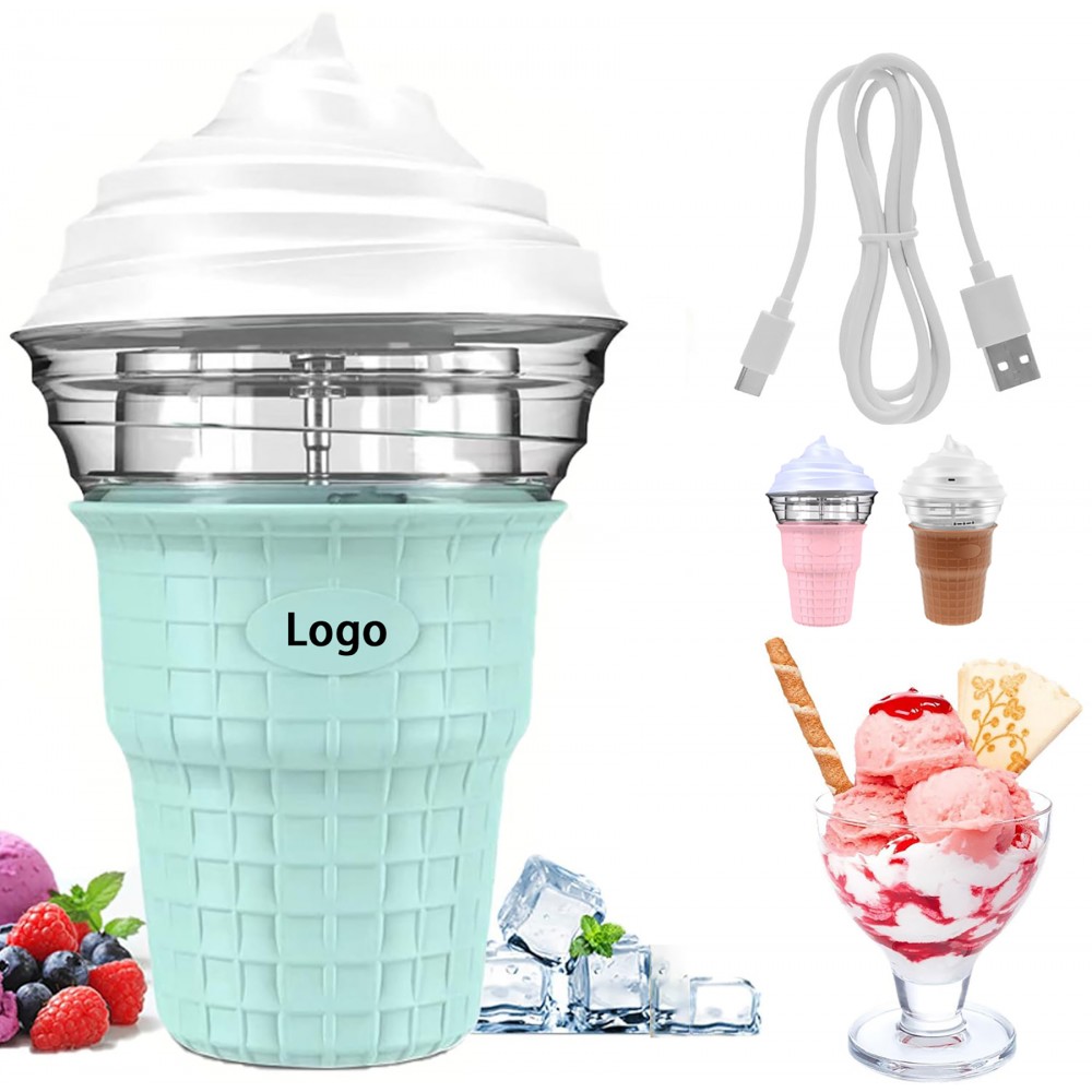 Multi-Purpose Electric Automatic Ice Cream Maker Machine Custom Imprinted