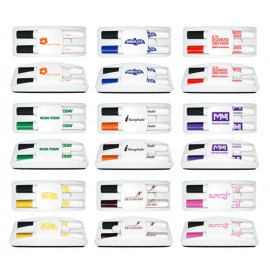 Dry Erase Gear Marker & Eraser Set Custom Imprinted