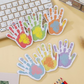 Custom Printed Custom 30 Sheets Adhesive Palm Shape Notepad Bookmarks