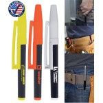 Certified USA Made - RevMark - Bright Series Fine Point Permanent Marker with Belt Clip Logo Branded