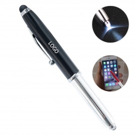 Metal Touch Pen With LED Custom Imprinted