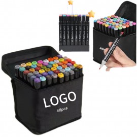 Custom Printed 48 Color Double Head Marker