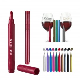 Wine Glass Marker Pen Washable Logo Branded