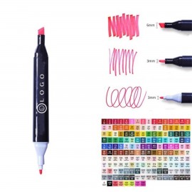 Custom Imprinted Dual Head Art Marker  Custom Imprinted Dual Head Art Marker