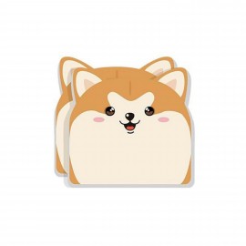 30 Sheets Custom Paper Cute Dog Sticky Notes Writing Pads Custom Printed