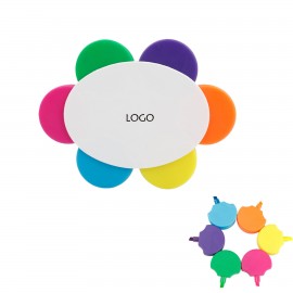 Flower Shaped Highlighter Logo Branded