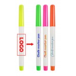 7 Colors Water Soluble Chalk Marker Fluorescence Pen Set Custom Imprinted