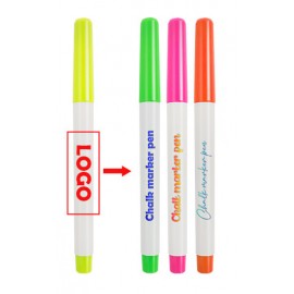 7 Colors Water Soluble Chalk Marker Fluorescence Pen Set Custom Imprinted