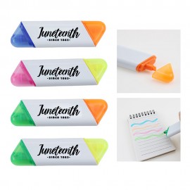 Stylish Two-tone Highlighter Mark Maker Custom Imprinted  Stylish Two-tone Highlighter Mark Maker Custom Imprinted