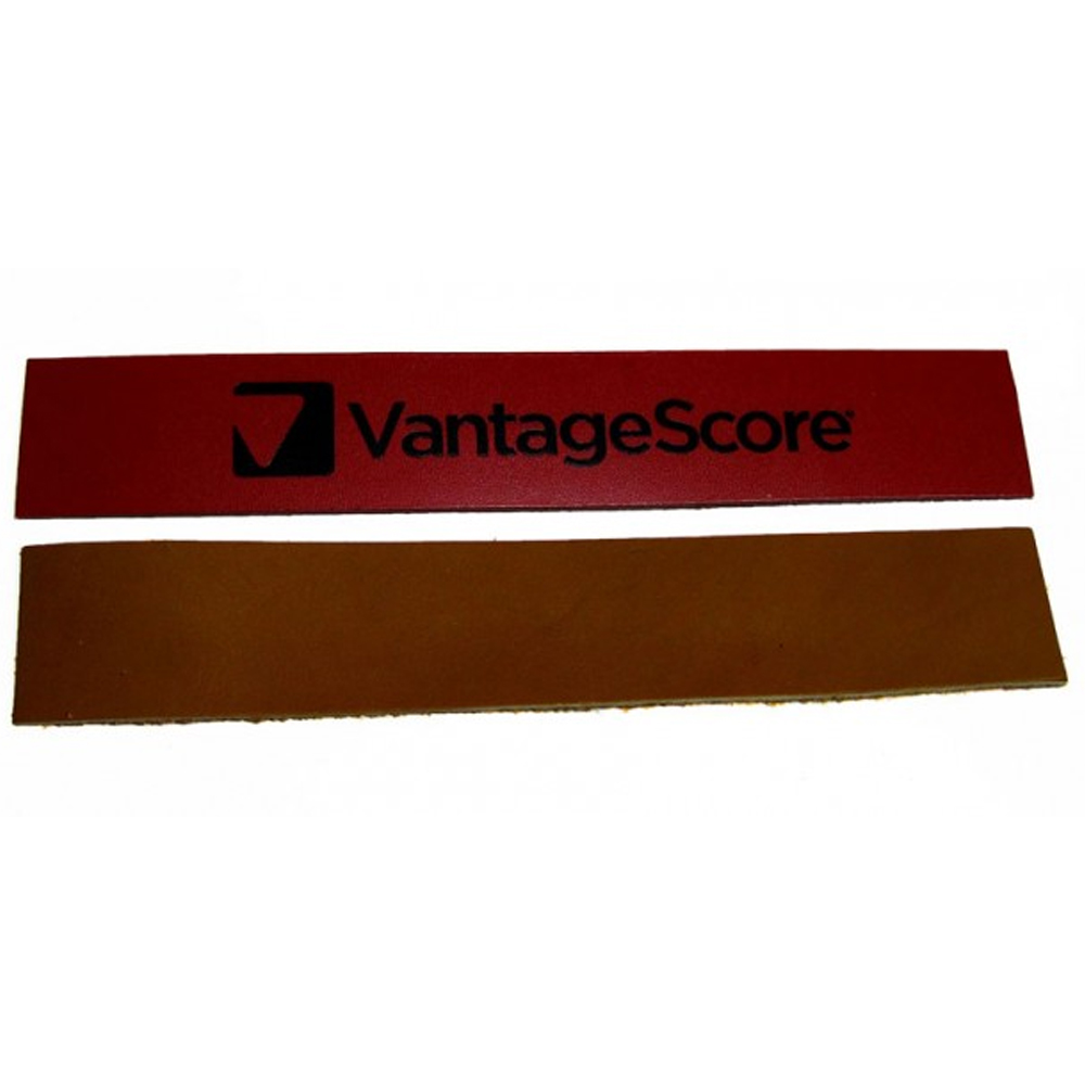 Logo Branded Solid Leather Book Marker