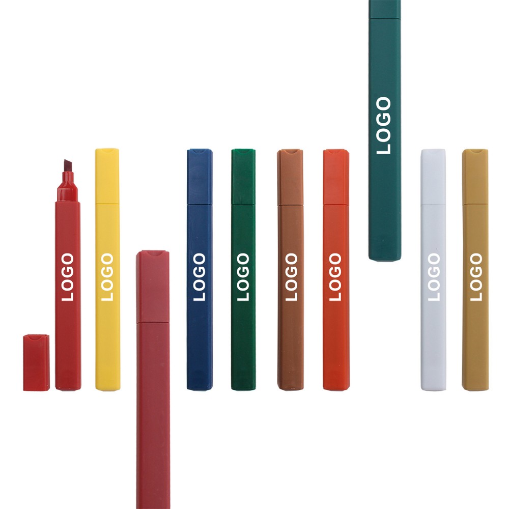 Glowing Highlighter Pens Logo Branded