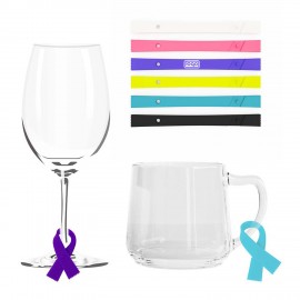 Logo Branded Silicone Wine Glass Marker