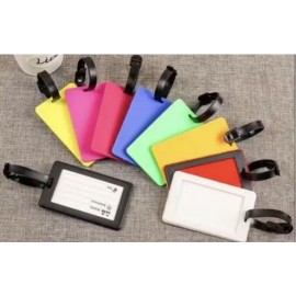 Logo Branded PVC Soft Rubber Luggage Tag