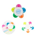 Custom Printed Flower Shaped Highlighter