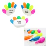 Custom Printed Hand-Shaped Fluorescent Pen Set