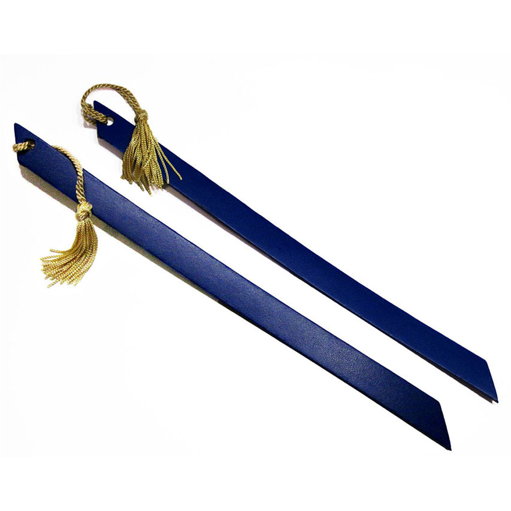 Leather Book Mark w/Angles Edges and Tassel Custom Printed Leather Book Mark w/Angles Edges and Tassel Custom Printed