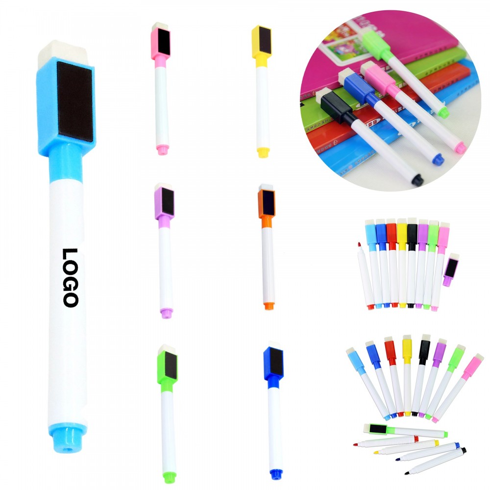 Magnetic Whiteboard Marker with Eraser Custom Imprinted