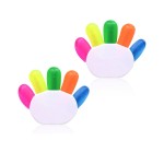 Versatile 5-in-1 Highlighter Pen Set: Vibrant Fluorescent Markers with Logo