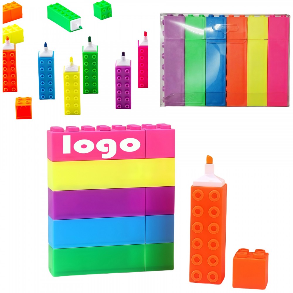 Logo Branded Fluorescent Oblique Marker Pen