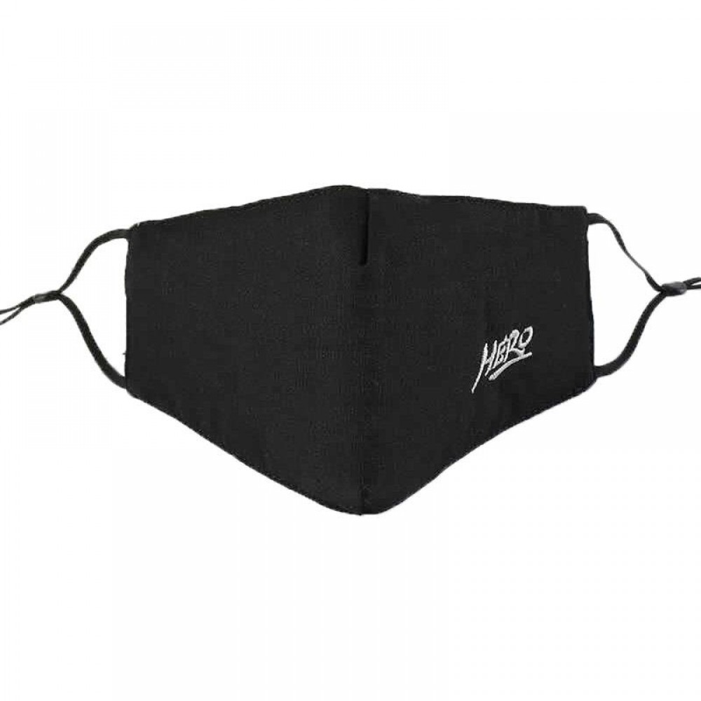 Customized Embroidery Reusable Cotton Face Mask Logo Branded Customized Embroidery Reusable Cotton Face Mask Logo Branded
