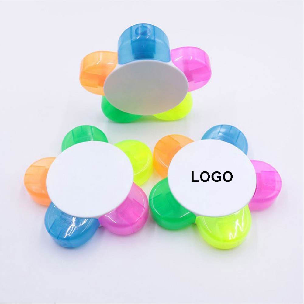 Custom Printed Flower Highlighter Marker