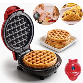 Logo Branded High Quality Breakfast Sandwich Machine Electric Nonstick Mini Waffle Maker