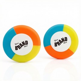 3-In-1 Circular Round Multicolor Highlighter Custom Printed