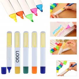 Sticky Note Fluorescent Marker Pen with Logo