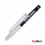 Logo Branded RevMark Black Barrel Industrial Wet Erase Marker w/clip