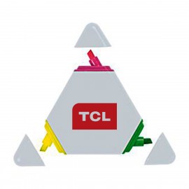 Logo Branded Triangle Fluorescent Marker