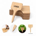 Logo Branded Ergonomic Bamboo Marker For Outdoor Camping
