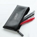 PU Leather Pen and Pencil Case for Organized Desk Spaces Custom Imprinted