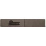 Custom Printed Gray/Black Leatherette Single Pen Case