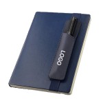 Logo Branded Notebook Pencil Holder With Elastic